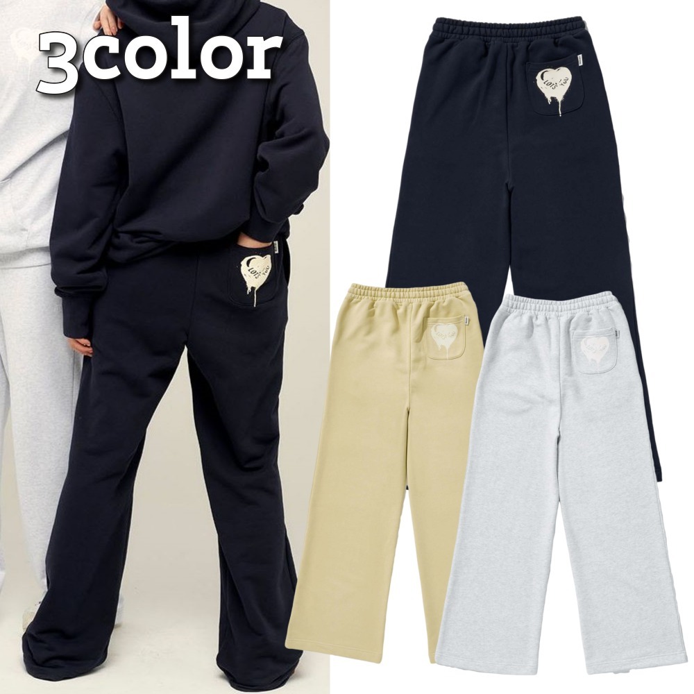 LOTSYOU★韓国★人気★Melting Heart Candy Sweatpants 3色