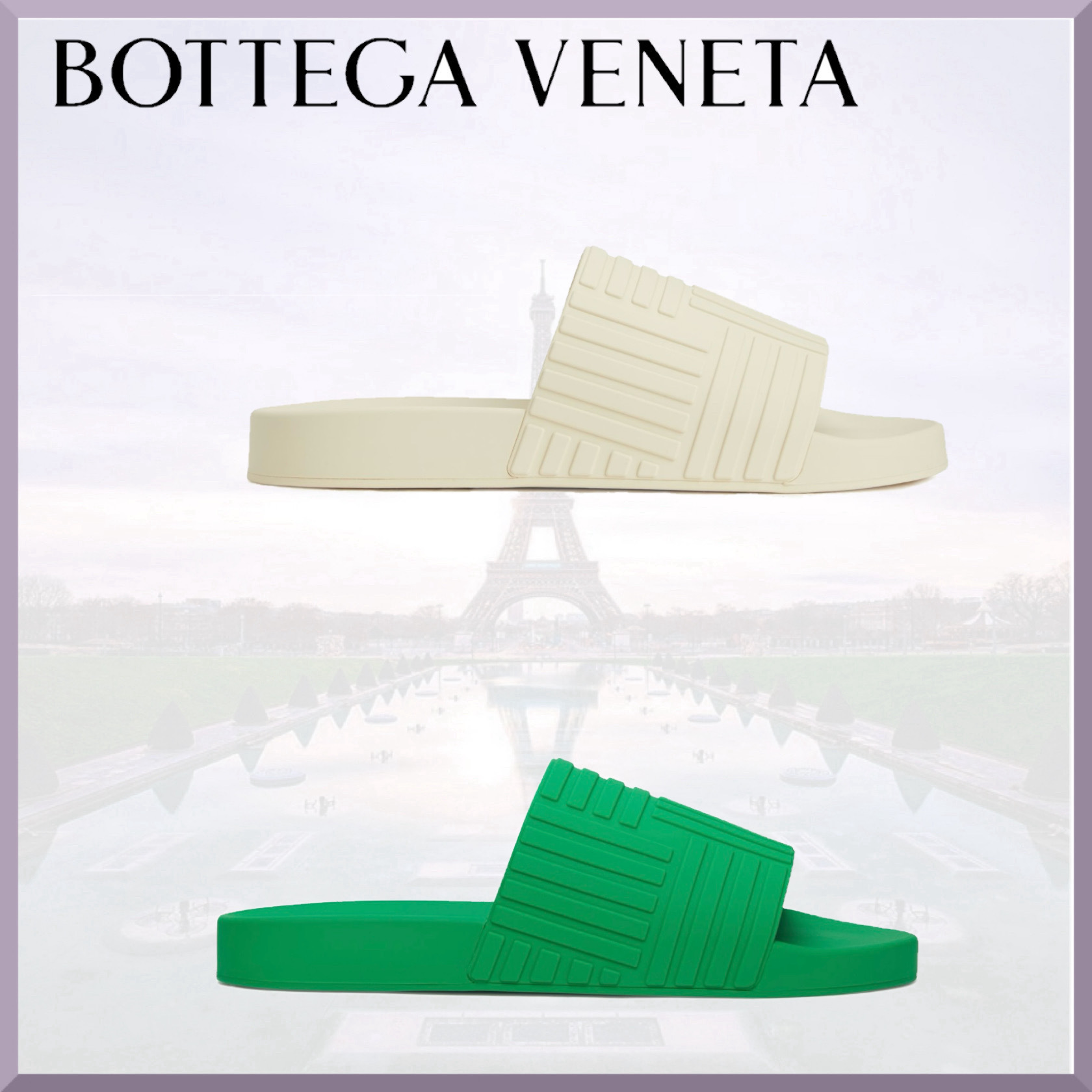 国内発送 【BOTTEGA VENETA】スライドサンダル