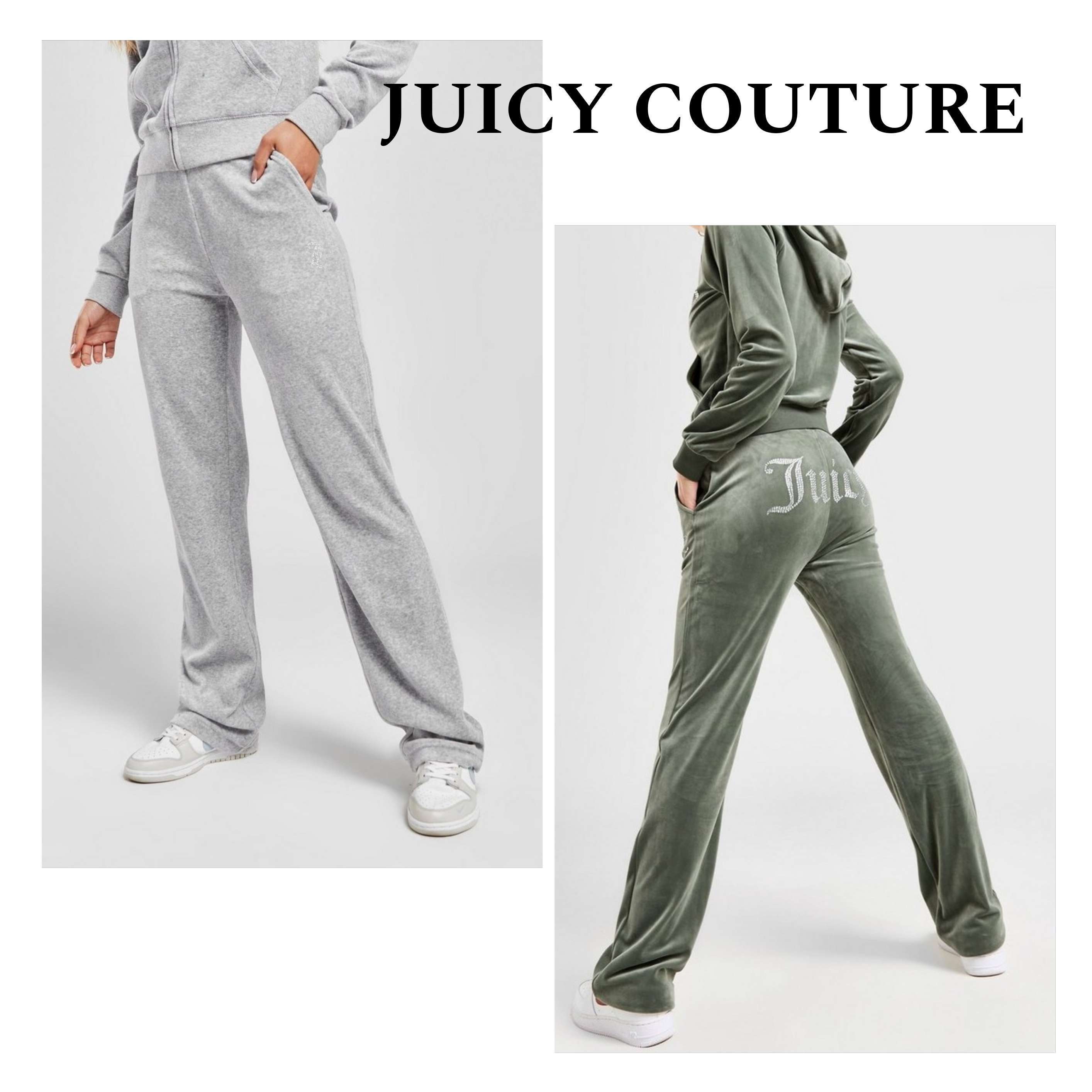 JUICY COUTURE☆Diamante ベロア トラック パンツ 2色【UK発】