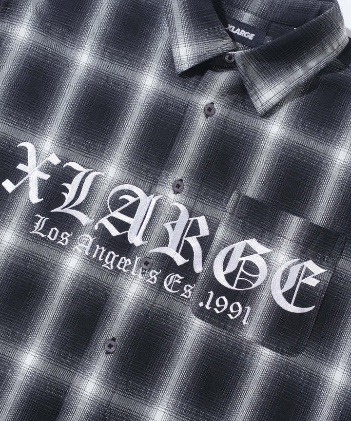 売切れ前に XLARGE OLD ENGLISH S/S PLAID SHIRT 幅広いコーデに 売切れ前に XLARGE OLD ENGLISH S/S PLAID SHIRT 幅広いコーデに