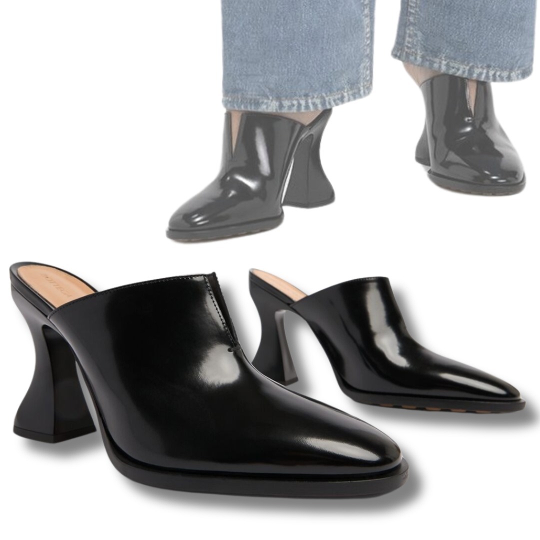 【BOTTEGA VENETA】新作 ミュール レザー チャチャ Black 送料込