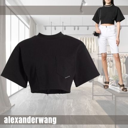 クロップド丈 Alexander Wang(アレキサンダーワン) Tシャツ