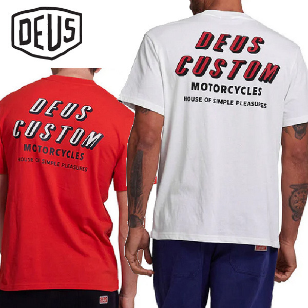 Deus Ex Machina☆SHIMMY TEE バックプリント 半袖Tシャツ
