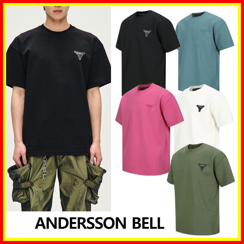 [ANDERSSON BELL]UNISEX STOOL PATCH LOGO T-SHIRTS/追跡付