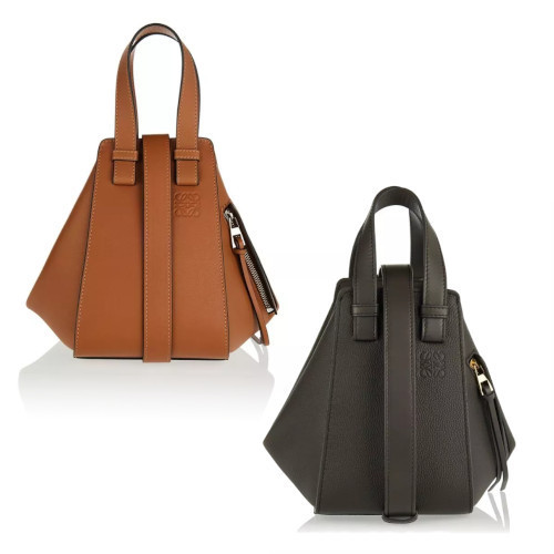 【LOEWE】ハンモックバッグ コンパクト ソフトグレインカーフ