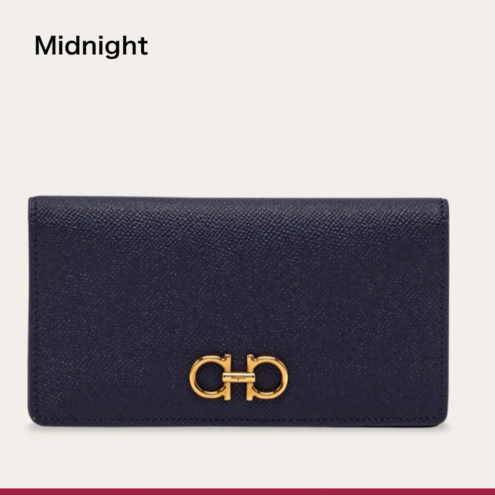 国内即発】FERRAGAMO『カードウォレット ガンチーニ』送料込