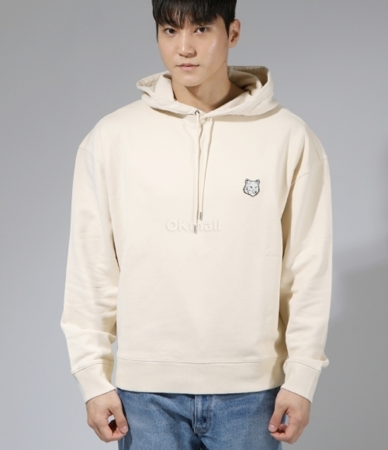 MAISON KITSUNE｜HOOD/ZIP-UP (TONAL FOX HEAD PATCH OVERSI
