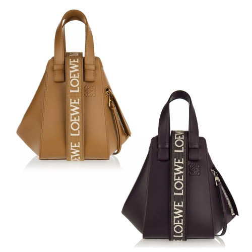 【LOEWE】ハンモックバッグ コンパクト サテンカーフ