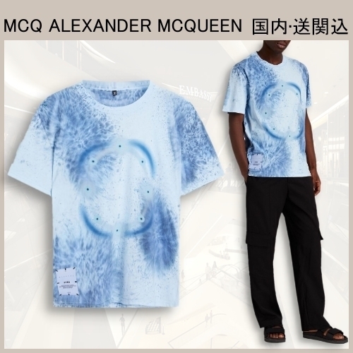 お洒落★MCQ ALEXANDER MCQUEEN コットン Tシャツ SALE♪