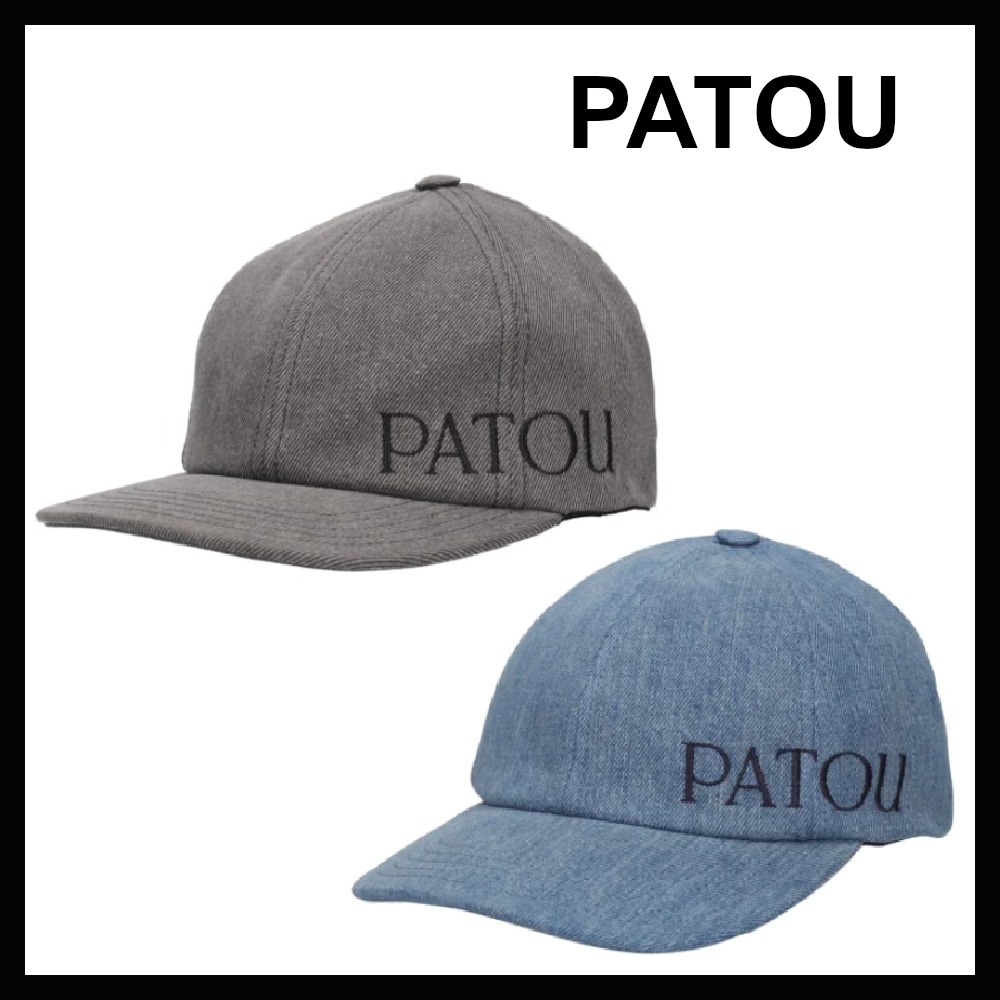 【PATOU】denim baseball ロゴ デニム 野球帽 キャップ２色