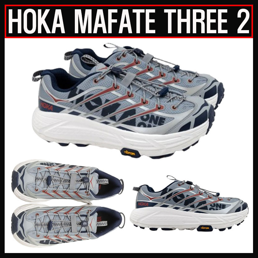人気☆HOKA ONEONE☆HOKA MAFATE THREE 2 LIMESTONE OUTER SPACE