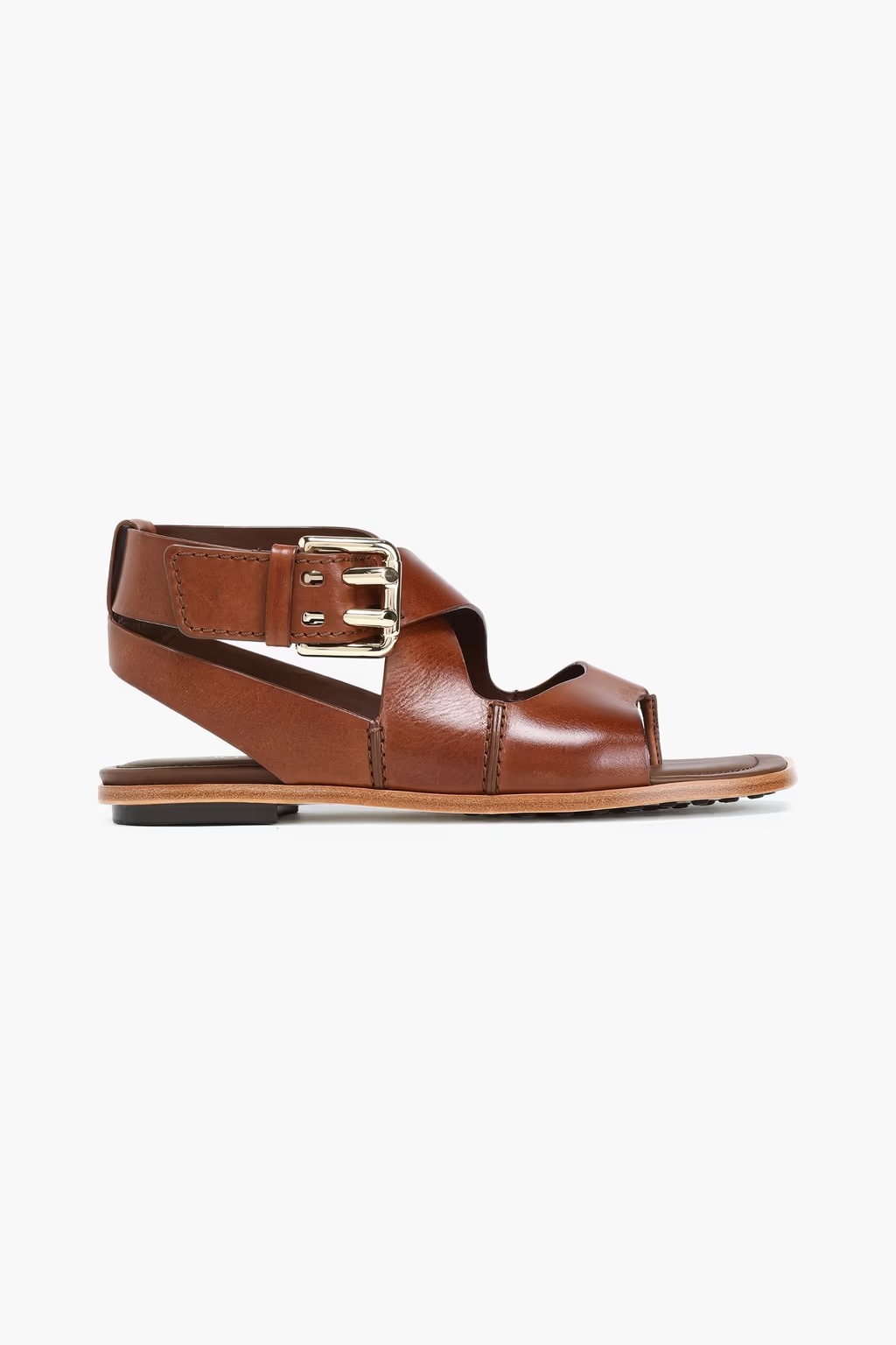 Leather Sandal カットアウト レザー サンダル