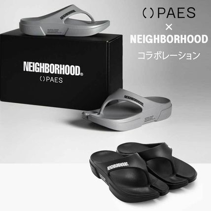 PAES More Sandals Unisex Street Style Flipflop Logo Sandals