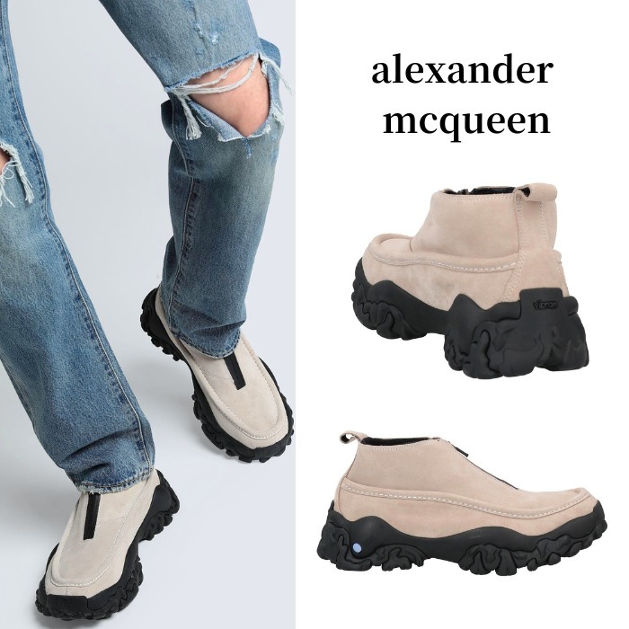 関税送料込【alexander mcqueen】レザー スニーカー