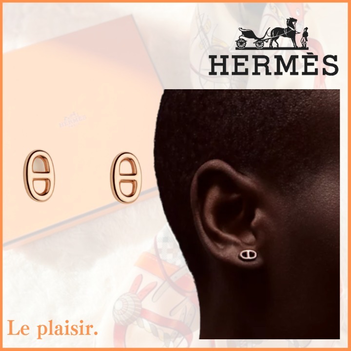 《ワンポイント♡》HERMES ファランドール ピアス
