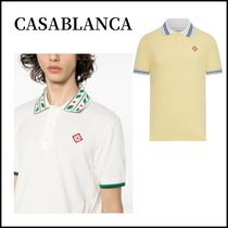 【CASABLANCA】カサブランカ コットン ポロTシャツ