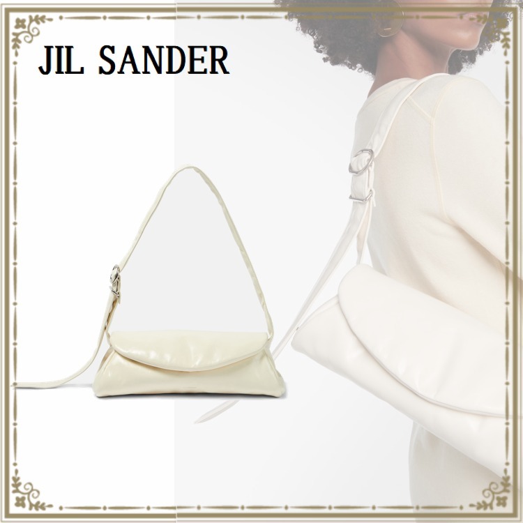 【送料 関税込】JIL SANDER Cannolo leather shoulder bag