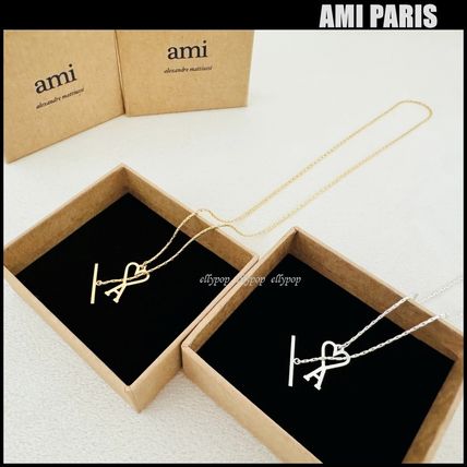 AMI PARIS アミ パリス ハート ロゴ チェーンネックレス