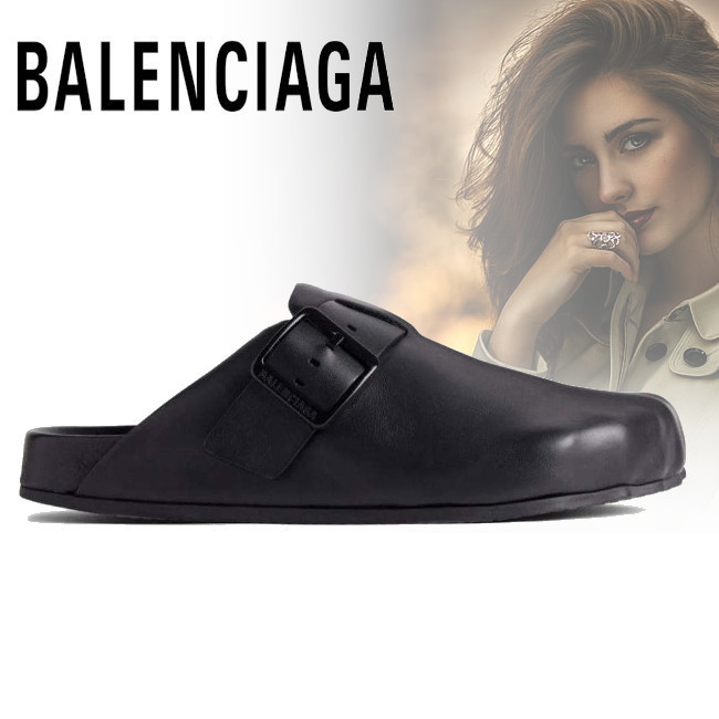 正規店買付【BALENCIAGA】フラット サンダル