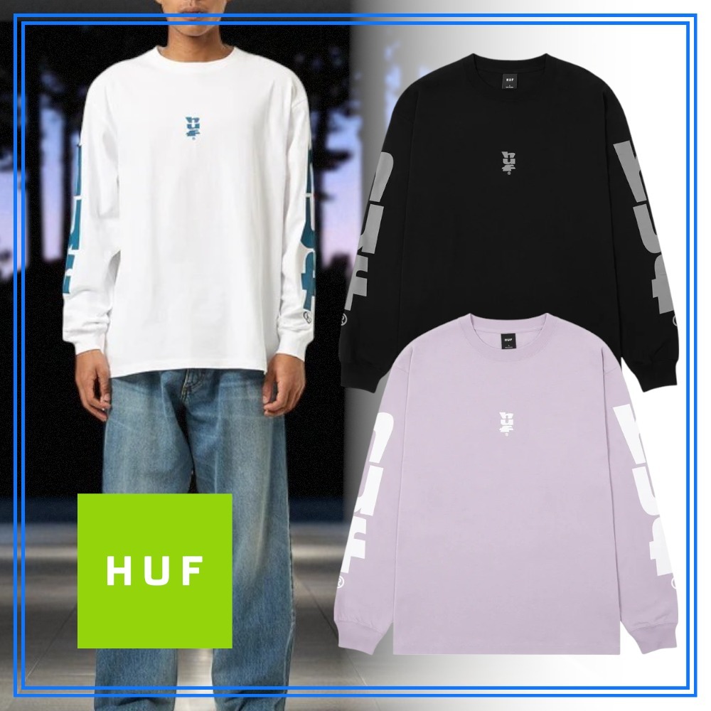 売切れ前に HUF MEGABLAST STRETCH LS TEE ウォッシュ加工◎