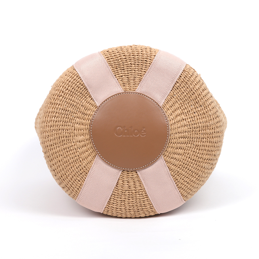 関税負担なし☆Chloe クロエ “WOODY”ラージバスケット