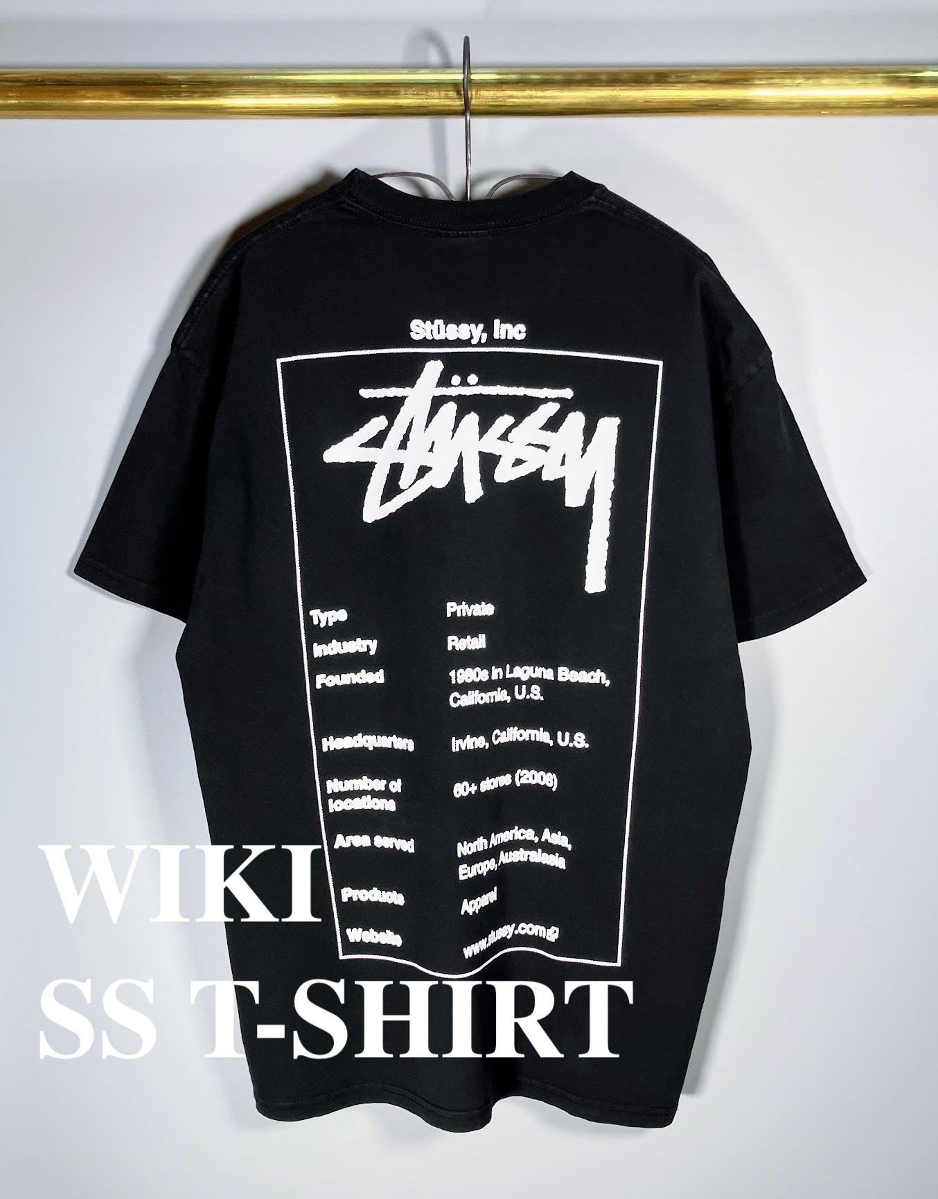 ★海外限定/国内即発*stussy*WIKI Tシャツ/PIGMENT BLACK★
