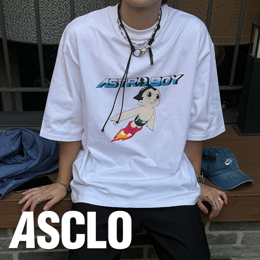 Tシャツ・カットソー ASCLO Astro Boy Short Sleeve T Shirt (2color)