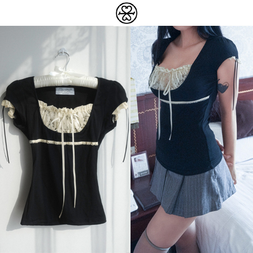 ★韓国人気★SWIMCITY★LATE AFTERNOON LACE TOP