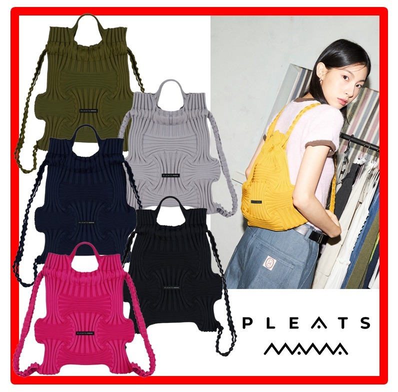 ☆韓国の人気☆【PLEATS MAMA】☆BowBackpac.k☆バックパック☆