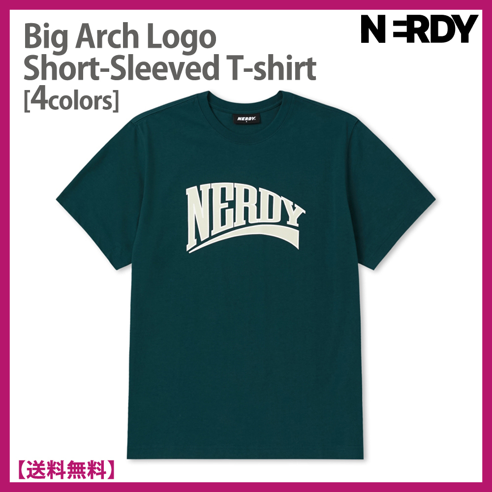 ★NERDYノルディ★BIG ARCH LOGO T SHIRT★ロゴ 半袖 Tシャツ