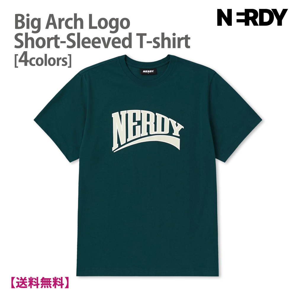 ★NERDYノルディ★BIG ARCH LOGO T SHIRT★ロゴ 半袖 Tシャツ