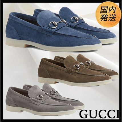 パリ買付【グッチ】ヨルダーン ベージュ ホースビットローファー