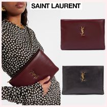 レッド（赤）系 Saint Laurent(サンローラン) クラッチバッグ