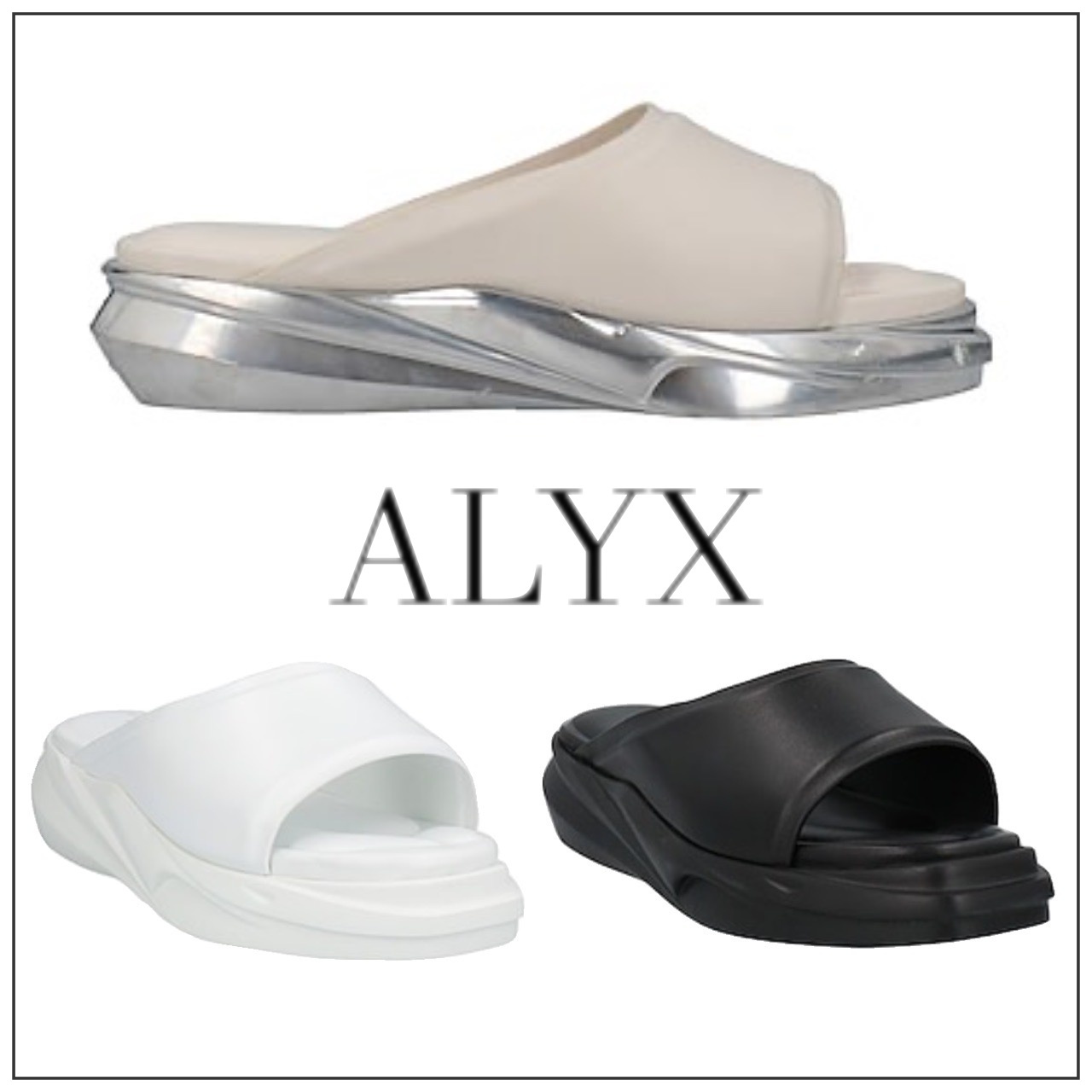 美品】1017 ALYX 9SM アリクス MONO SLIDE サンダル