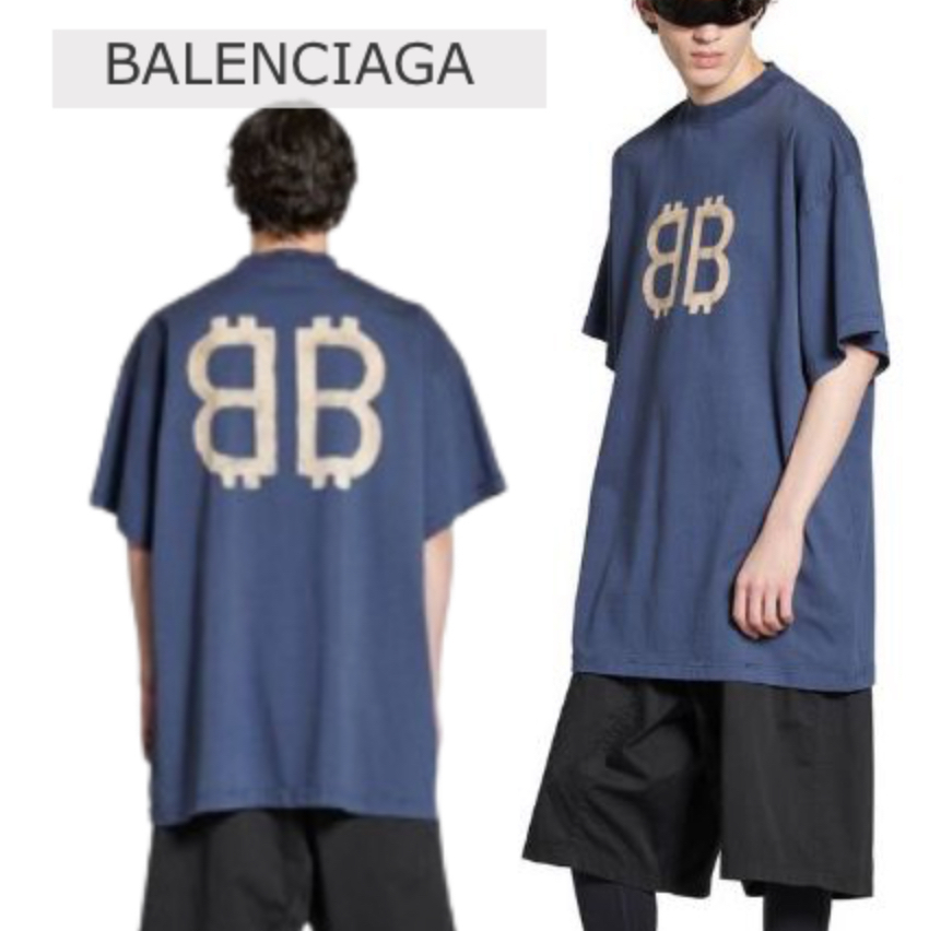 【24AW】BALENCIAGA Crypto Oversize Tシャツ ロゴ 半袖