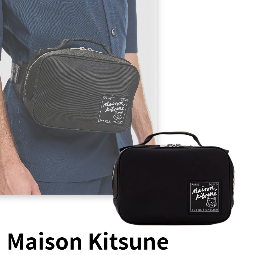 【関税込み】Maison Kitsune MARSUPIO IN NYLON THE TRAVELLER