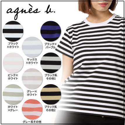 J008 L TS ベビー ボーダーTシャツ