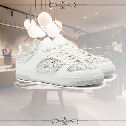 ホワイト（白）系 SANTONI(サントーニ) スニーカー(メンズ