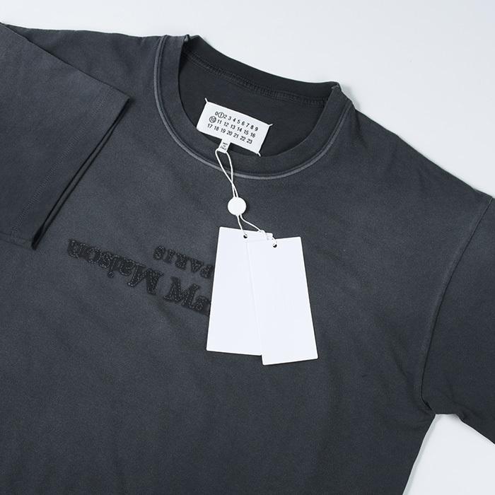 【即日発送】Maison Margiela リバースロゴTシャツ マルジェラ MM6 メゾン マルジェラ リバース 反転 ロゴ Tシャツ カットソー