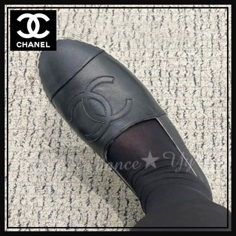 CCロゴが美しいくエレガント】モカシン ローファー☆CHANEL☆