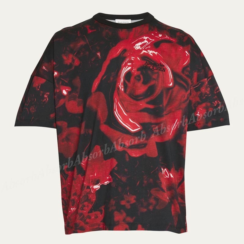【24SS NEW】Alexander mcqueen / フローラル プリント シャツ 24SS NEW】Alexander mcqueen / フローラル プリント Tシャツ