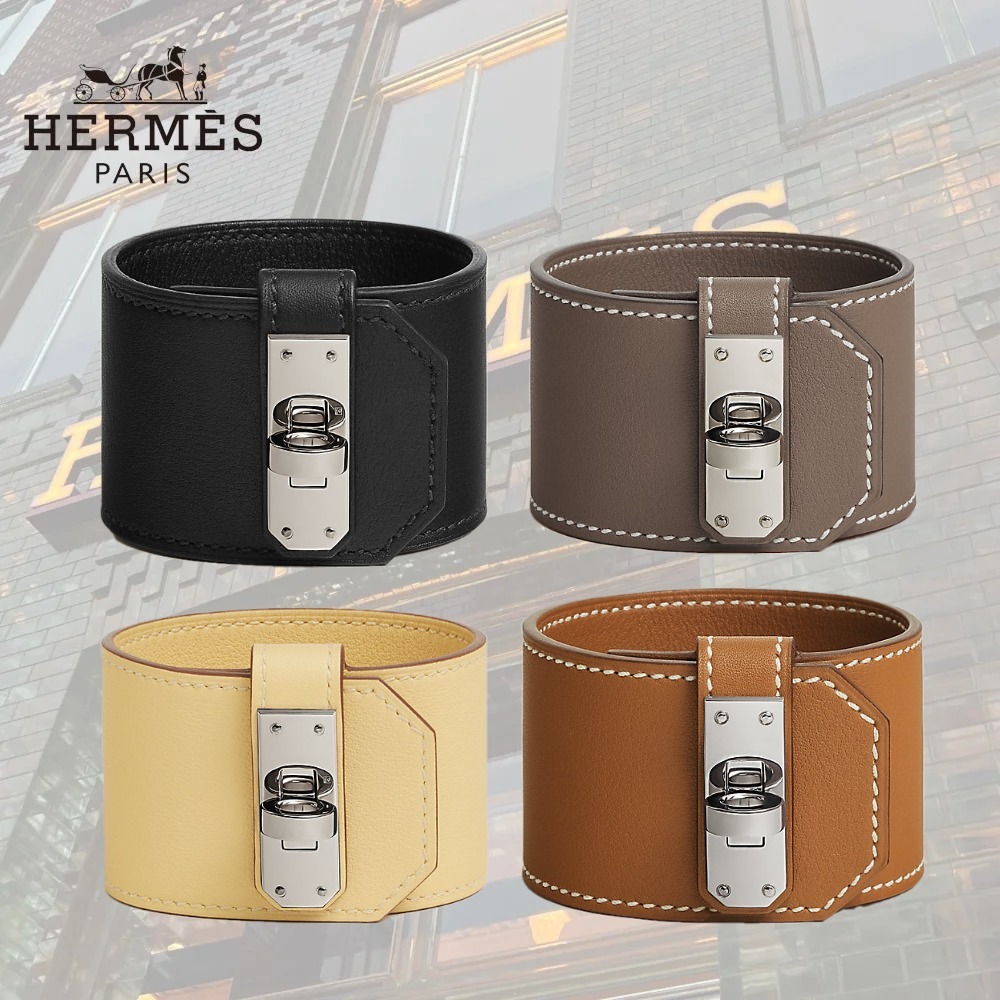 【存在感抜群で色も◎】HERMES ケリー・ツイスト ブレスレットGM