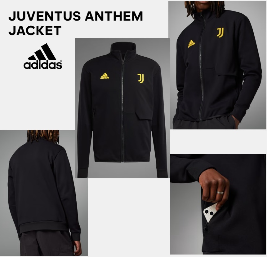 話題沸騰！ユベントス☆アディダスメンズJUVENTUS ANTHEM JACKET