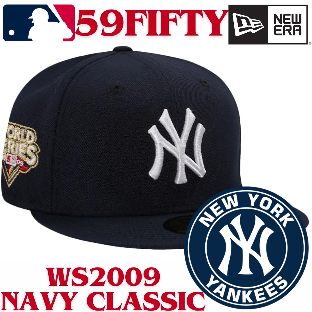 【US限定】NEW ERA 59FIFTY New York Yankees WS2009 Navy
