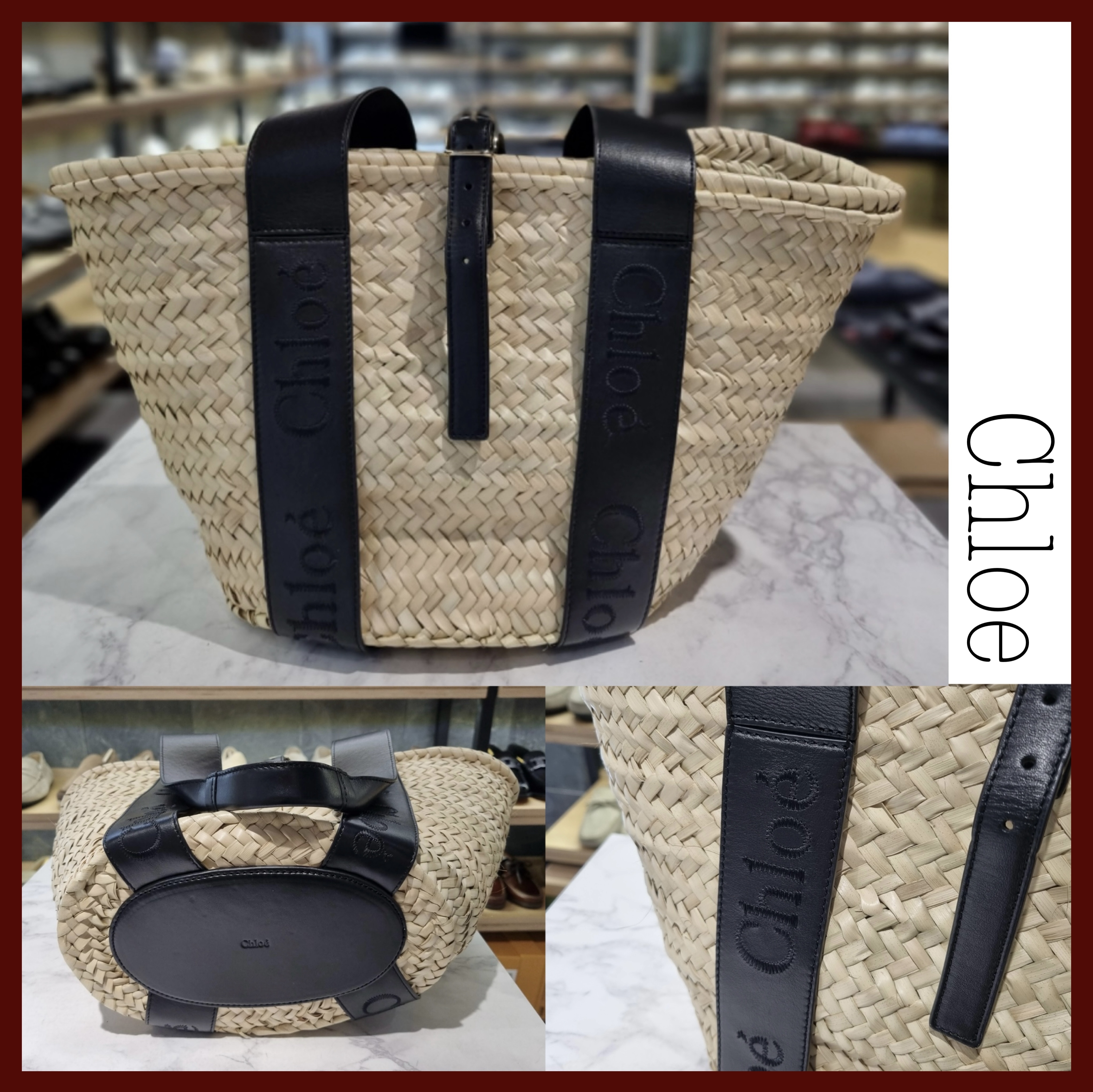 ☆Chloe☆ SENSE ミディアム バスケットバッグ かごバッグ
