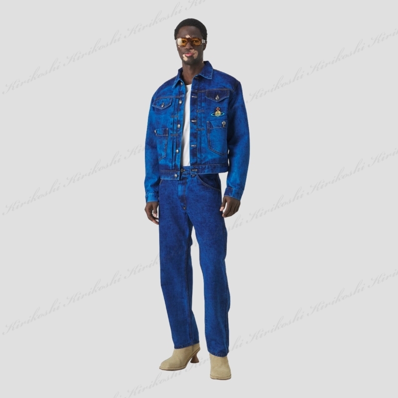 ◆VIVIENNE WESTWOOD 24SS最新作◆ワースモア ジャケット/Blue◆ ◇VIVIENNE WESTWOOD 24SS最新作◇ワースモア ジャケット/Blue