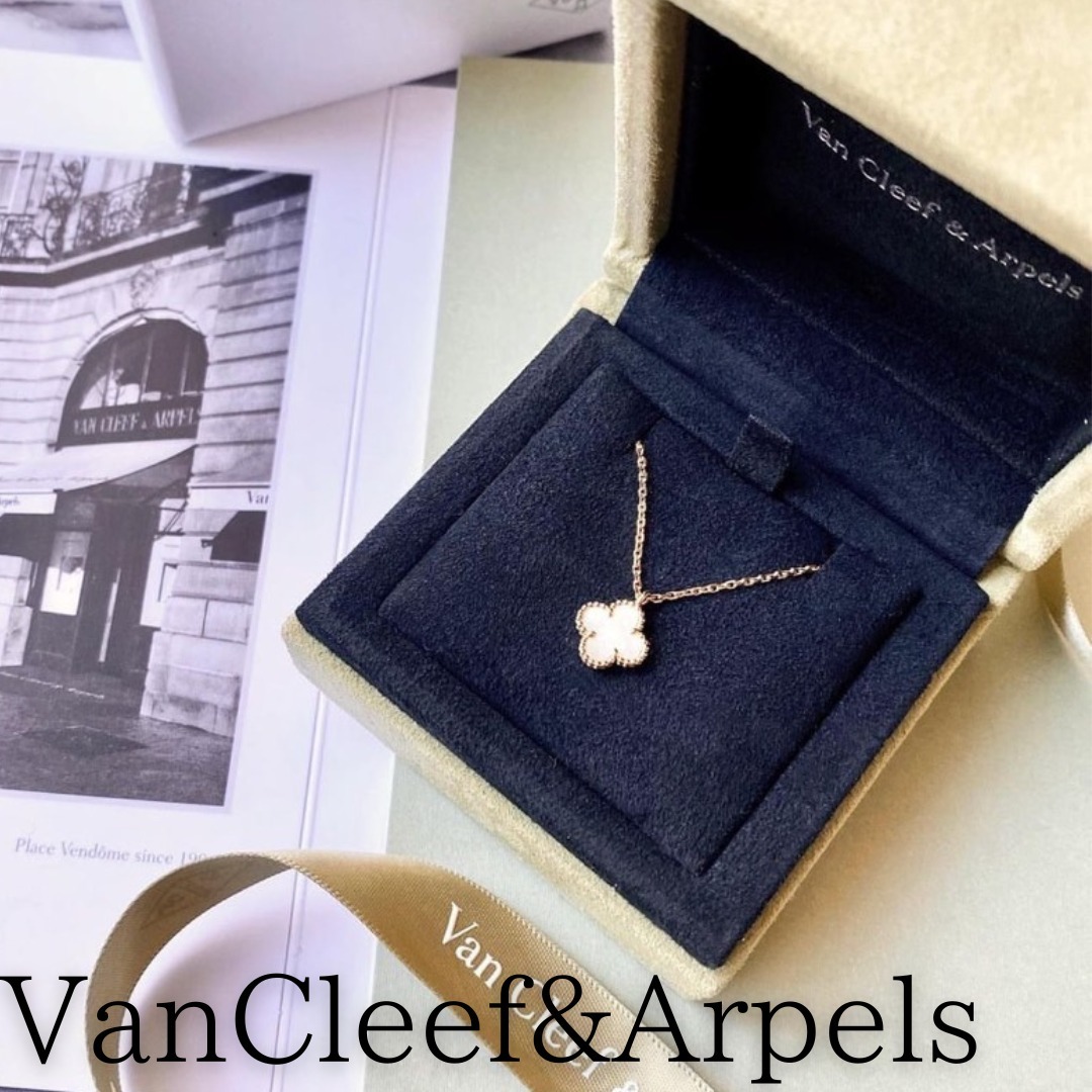 ■VanCleef&Arpels■スウィート アルハンブラ ペンダント 白