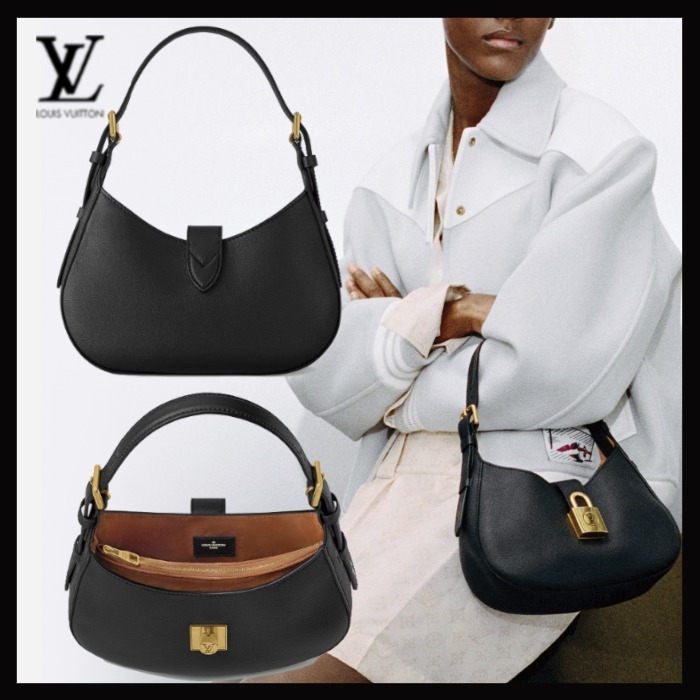 Louis Vuitton《ロウキーショルダーバッグ》黒 カーフ DHL 直営