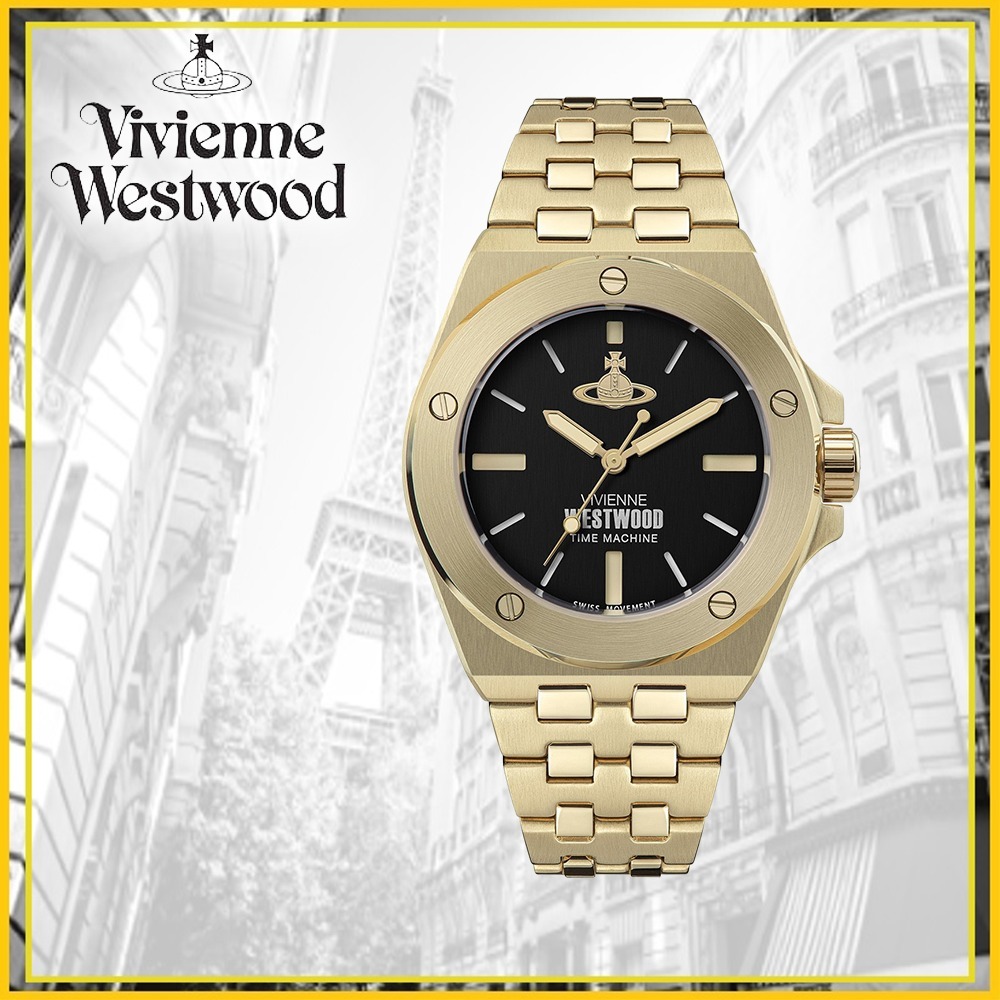 Vivienne Westwood TIME MACHINE ゴールド/ブラック