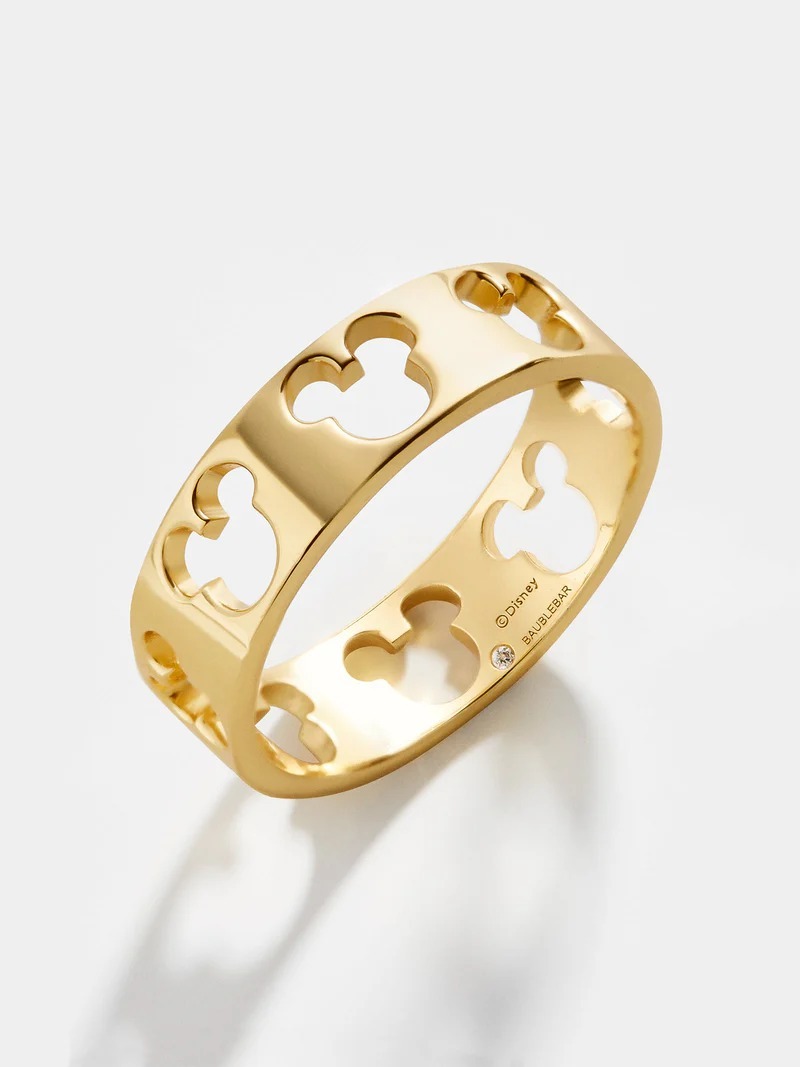Baublebar Disney ミッキーマウス 18K ゴールド リング (Disney
